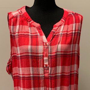 Plus Size Sleeveless Top